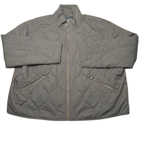 Lucky Brand Jackets & Blazers - Lucky Brand Women’s XL Charcoal Quilted Puffer Jacket